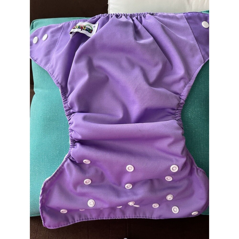 Cloth Diapers Pocket Type 2 PC. Lot Purple NWOT